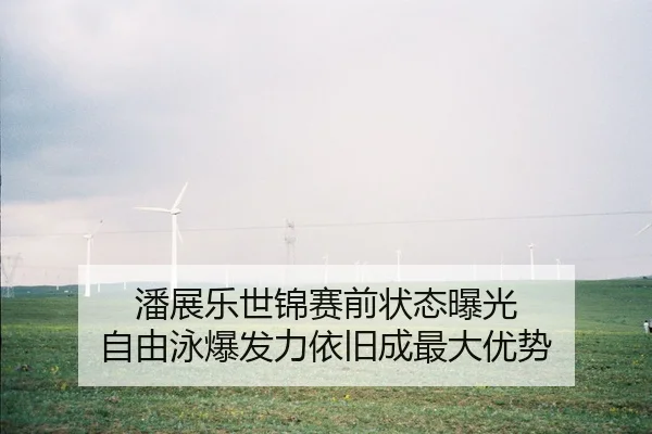 潘展乐世锦赛前状态曝光 自由泳爆发力依旧成最大优势