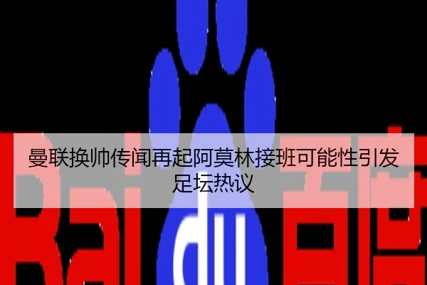 曼联换帅传闻再起阿莫林接班可能性引发足坛热议